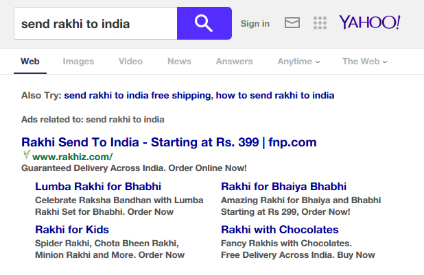 Bing and Yahoo Advertising